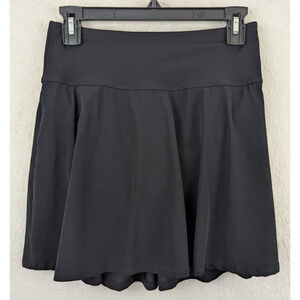 LL Bean sz 8 reg Swimsuit Skirt with attached Bikini bottoms black 3895